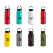 Insulated Water Bottle with Straw Lid Reusable
