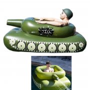 Inflatable Tank with Water Cannon Squirt Water Gun