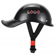 A8070 Half Skull Cap Motorcycle Helmet Carbon Fiber