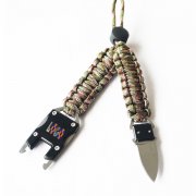 A8073 Survival Bracelet Paracord With Knife  Buckle