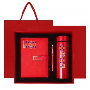 A8075 Gifts Set with Water Bottle Notebooks Pen