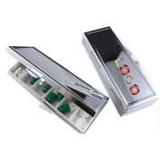 A8081 Metal Pill Box 6 Compartments Storage Holder